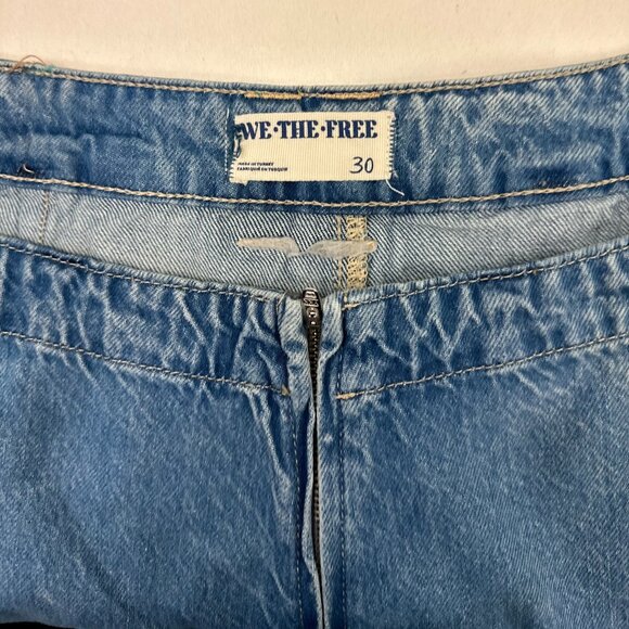 Free People Light Blue Denim Skort - Picture 14 of 16